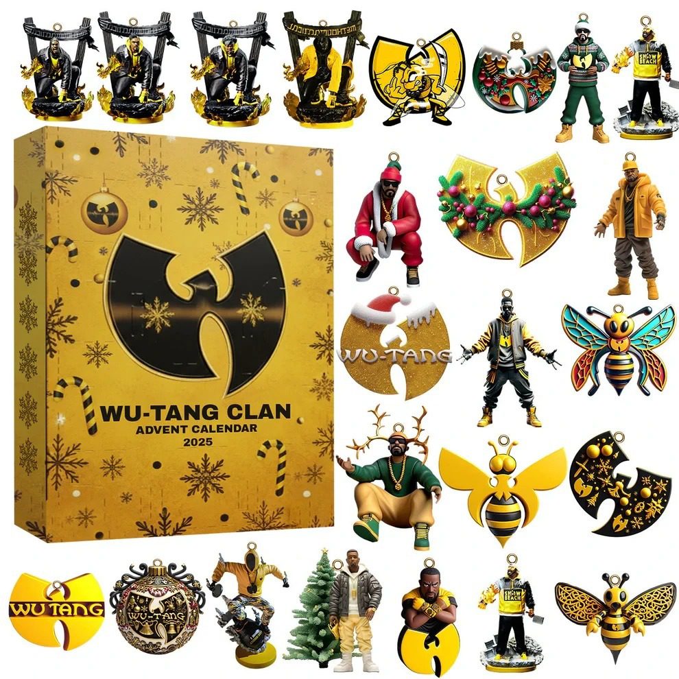 Wu-tang-Clan-Advent-Calendar-Acrylic-Hanging-Decor-Box-2025-24-Days-of-Surprises-Style-Surprises Wu-tang Clan Advent Calendar Acrylic Hanging Decor Box 2025 - 24 Days of Surprises-Style Surprises