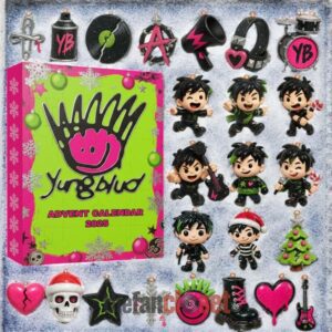 Yungblud Christmas 2025 Advent Calendar Acrylic Hanging Decor Box