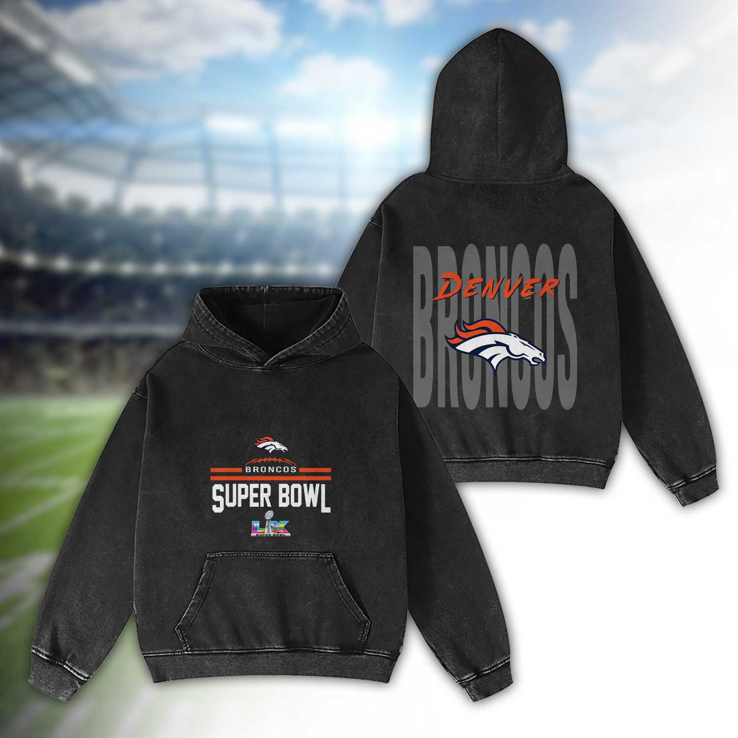 Denver-Broncos-Bad-Bunny-Super-Bowl-LX-2026-2D-Washed-Hoodie Denver Broncos Bad Bunny Super Bowl LX 2026 2D Washed Hoodie