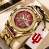 Indiana Hoosiers Football 2025 National Champions Alloy Luxury Quartz Watch CHAMP20283