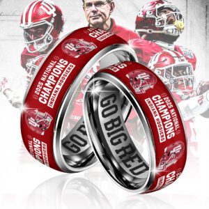 Indiana Hoosiers Football 2025 National Champions Custom Alloy Ring CHAMP20312