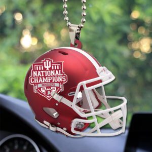 Indiana Hoosiers Football 2025 National Champions Custom shape 2-sided Acrylic Car Ornament CHAMP20304