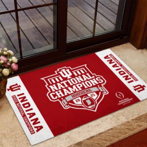Indiana Hoosiers Football 2025 National Champions Doormat CHAMP20293