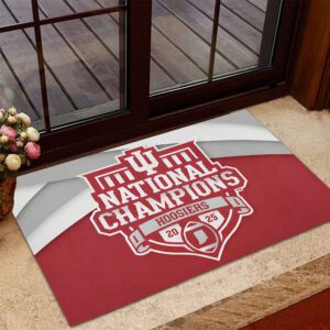Indiana Hoosiers Football 2025 National Champions Doormat CHAMP20295