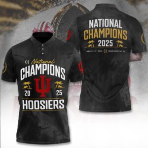 Indiana Hoosiers Football 2025 National Champions Polo Shirt CHAMP20430