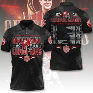 Indiana Hoosiers Football 2025 National Champions Polo Shirt CHAMP20432