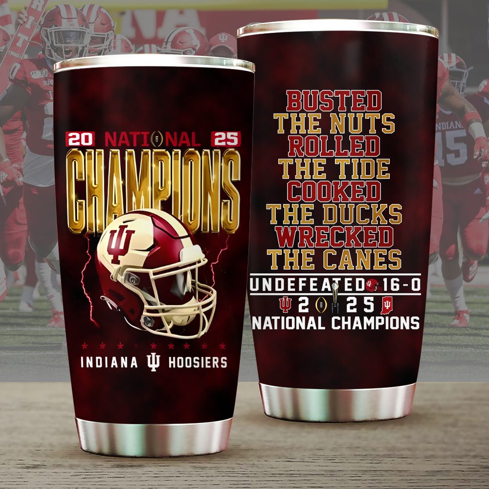 Indiana-Hoosiers-Football-2025-National-Champions-Tumbler-Cup-CHAMP20285 Indiana Hoosiers Football 2025 National Champions Tumbler Cup CHAMP20285