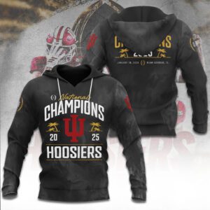 Indiana Hoosiers Football 2025 National Champions Unisex Performance Hoodie CHAMP20462