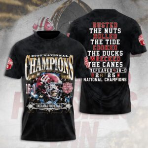 Indiana Hoosiers Football 2025 National Champions Unisex Performance T-Shirt CHAMP20368