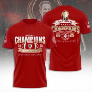 Indiana Hoosiers Football 2025 National Champions Unisex Performance T-Shirt CHAMP20380