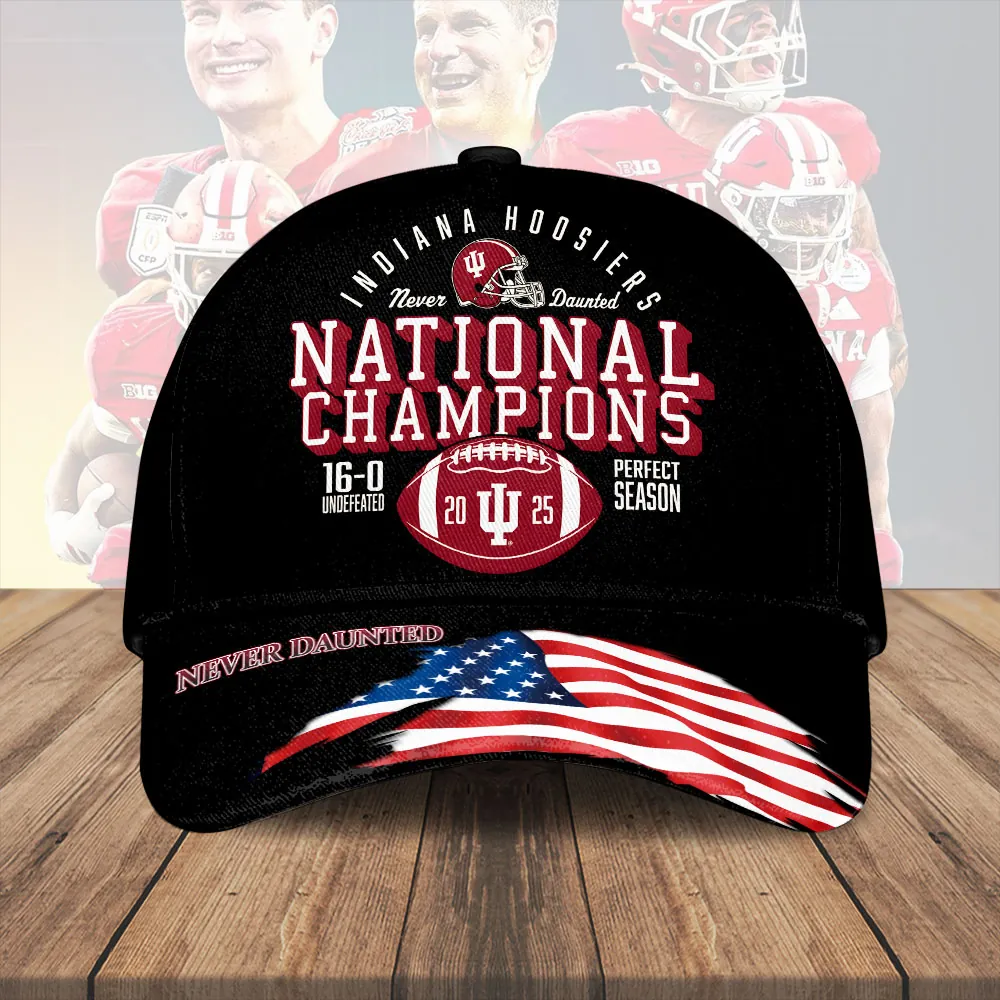 Indiana Hoosiers Football 2026 National Champions Classic Cap CHAMP20296