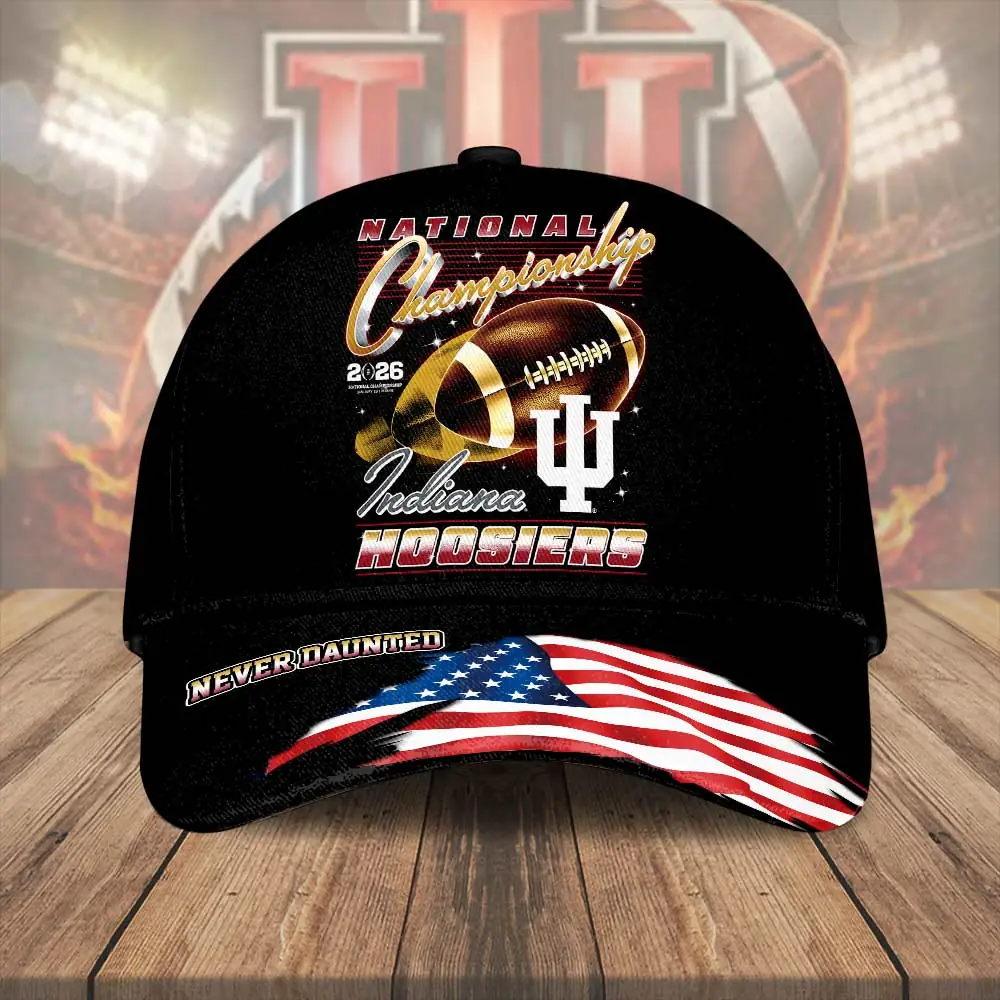 Indiana Hoosiers Football 2026 National Championship Classic Cap CHAMP20306