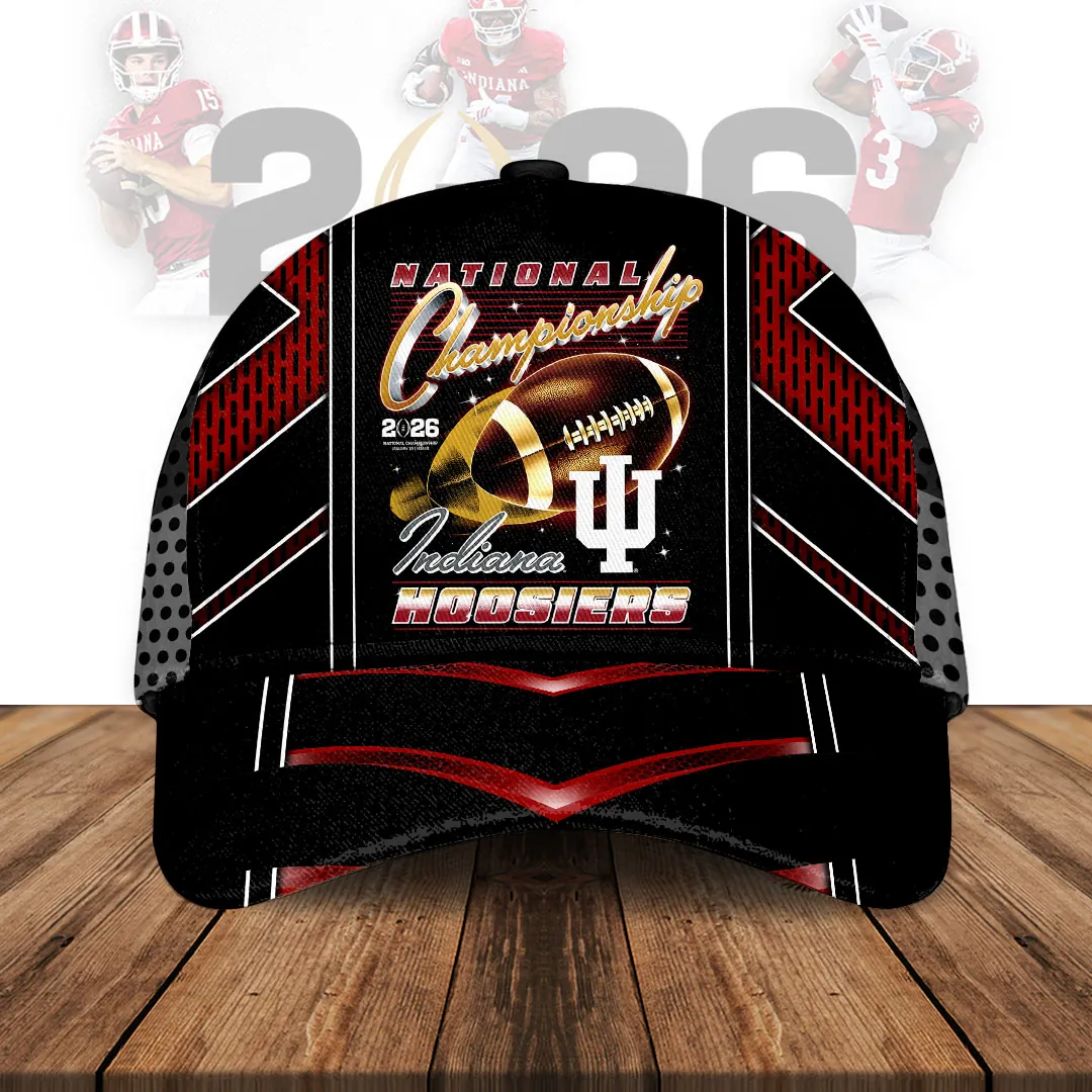Indiana Hoosiers Football 2026 National Championship Classic Cap CHAMP20310