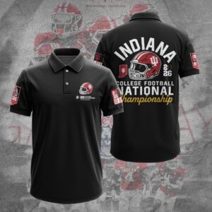 Indiana Hoosiers Football 2026 National Championship Polo Shirt CHAMP20445