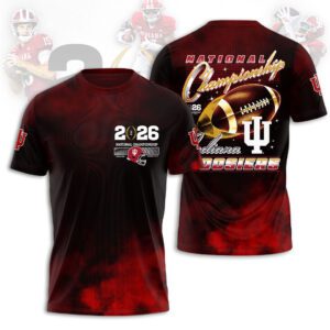 Indiana Hoosiers Football 2026 National Championship Unisex Performance T-Shirt CHAMP20390