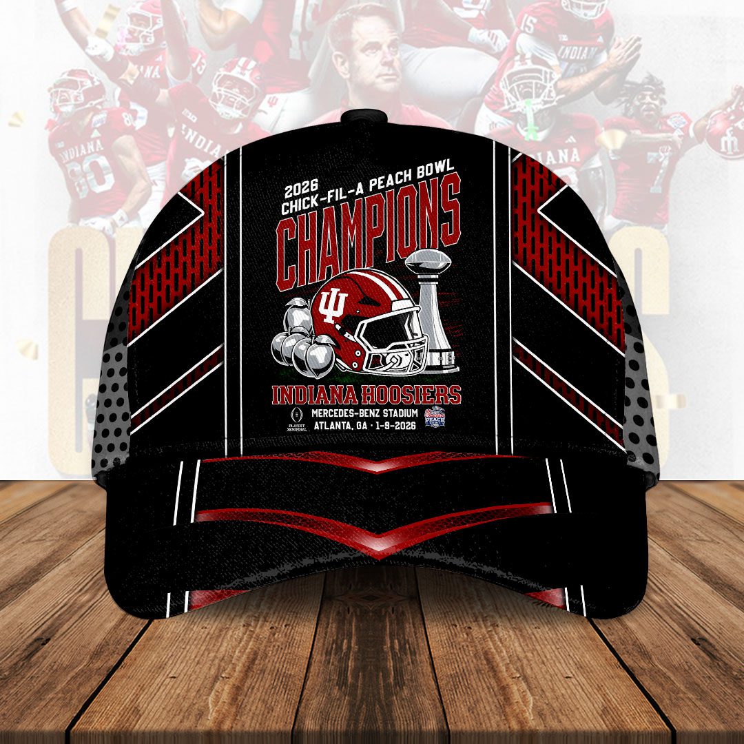 Indiana-Hoosiers-Football-2026-Peach-Bowl-Champions-Classic-Cap-CHAMP20358 Indiana Hoosiers Football 2026 Peach Bowl Champions Classic Cap CHAMP20358