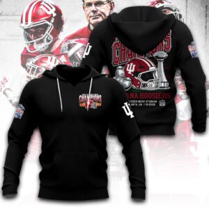 Indiana Hoosiers Football 2026 Peach Bowl Champions Unisex Performance Hoodie CHAMP20475
