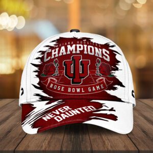 Indiana Hoosiers Football 2026 Rose Bowl Champions Classic Cap CHAMP20355