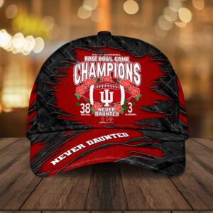 Indiana Hoosiers Football 2026 Rose Bowl Champions Classic Cap CHAMP20362