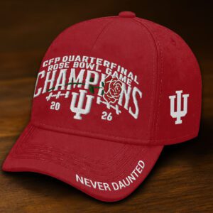 Indiana Hoosiers Football 2026 Rose Bowl Champions Classic Cap CHAMP20363