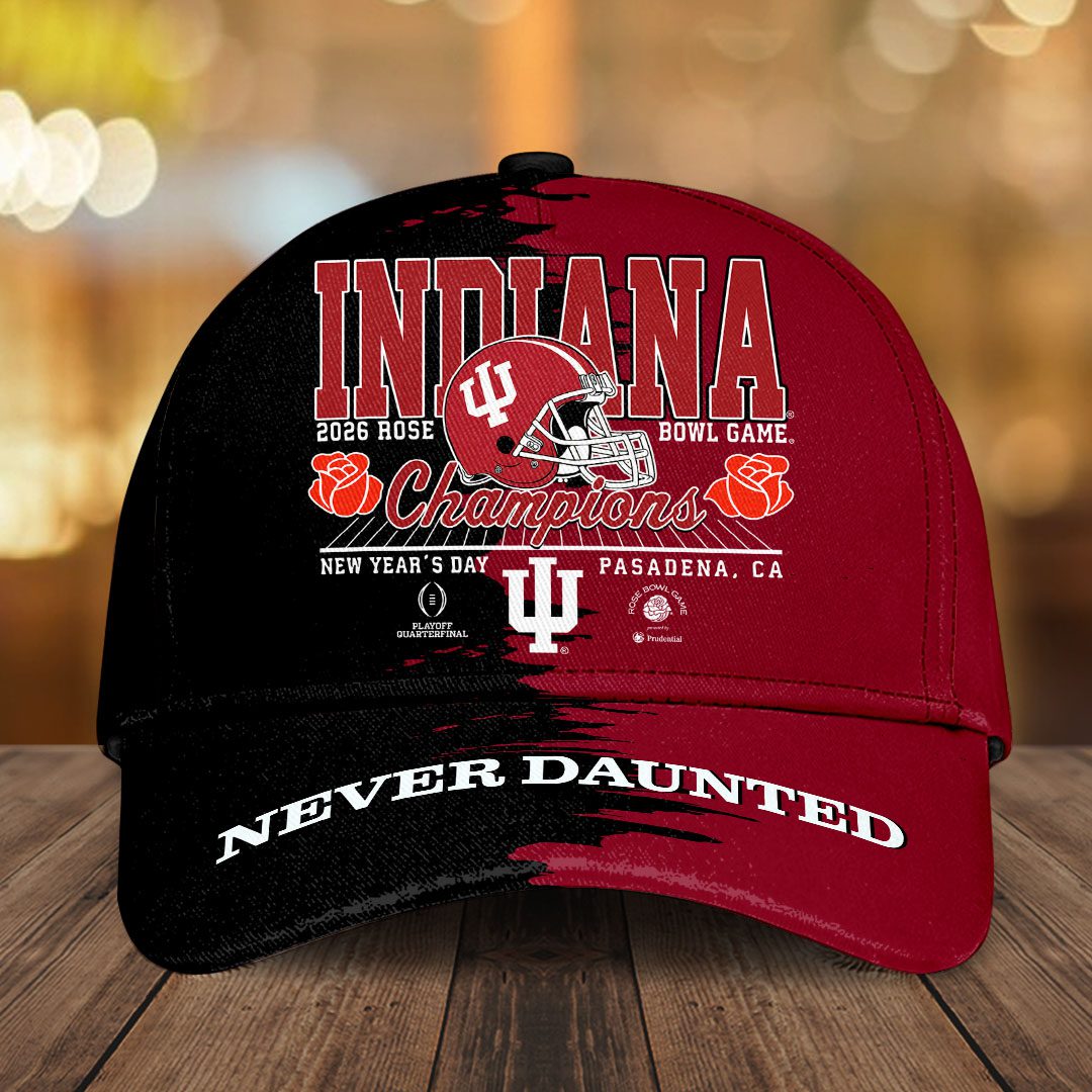 Indiana-Hoosiers-Football-2026-Rose-Bowl-Champions-Classic-Cap-CHAMP20364 Indiana Hoosiers Football 2026 Rose Bowl Champions Classic Cap CHAMP20364