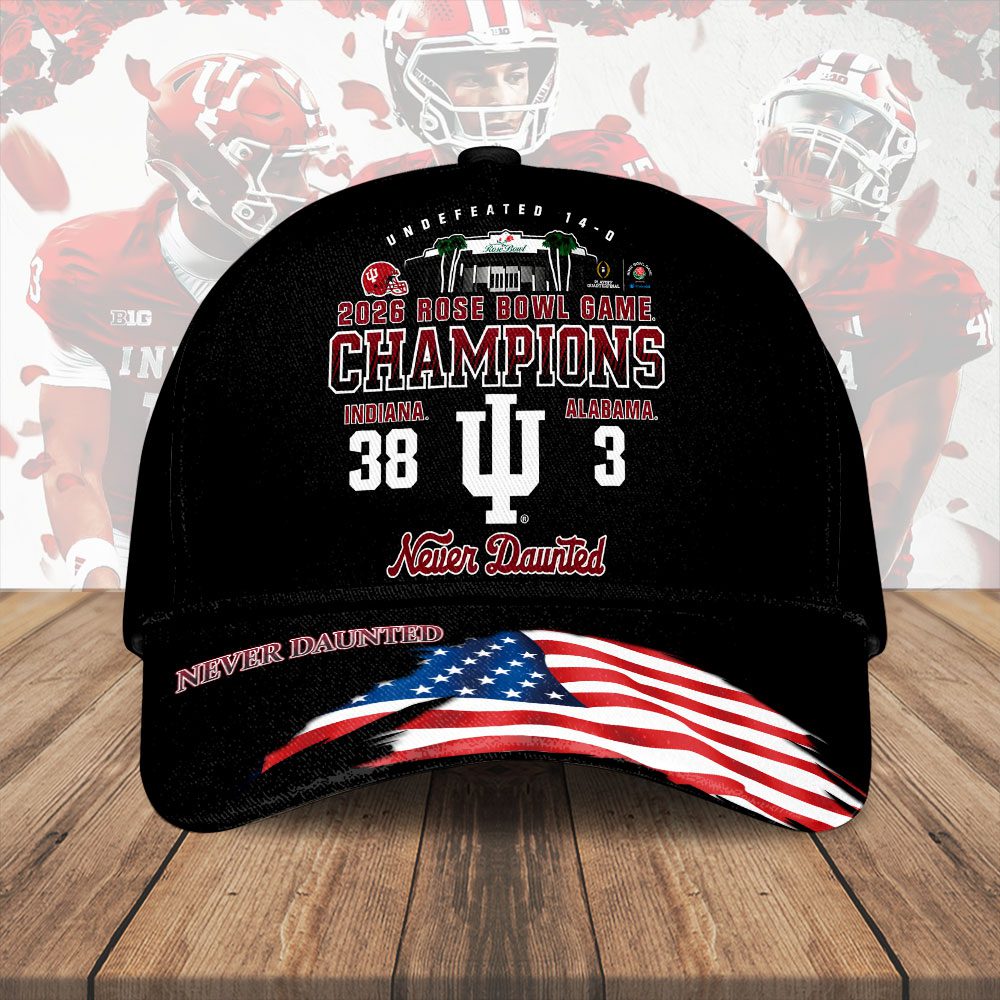 Indiana-Hoosiers-Football-2026-Rose-Bowl-Champions-Classic-Cap-CHAMP20365 Indiana Hoosiers Football 2026 Rose Bowl Champions Classic Cap CHAMP20365