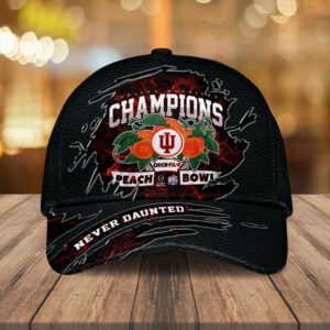 Indiana Hoosiers Football Peach Bowl Champions Classic Cap CHAMP20308