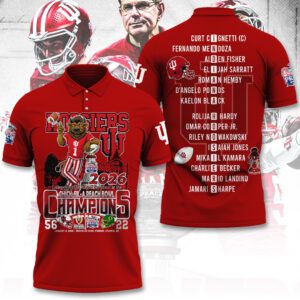 Indiana Hoosiers Football Polo Shirt CHAMP20451
