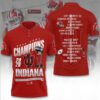 Indiana Hoosiers Football Polo Shirt CHAMP20459