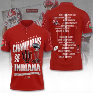 Indiana Hoosiers Football Polo Shirt CHAMP20459