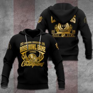 Indiana Hoosiers Football Unisex Performance Hoodie CHAMP20487