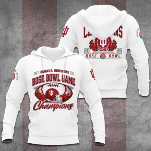 Indiana Hoosiers Football Unisex Performance Hoodie CHAMP20489