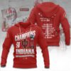 Indiana Hoosiers Football Unisex Performance Hoodie CHAMP20491