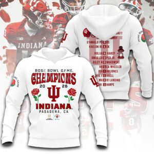 Indiana Hoosiers Football Unisex Performance Hoodie CHAMP20492