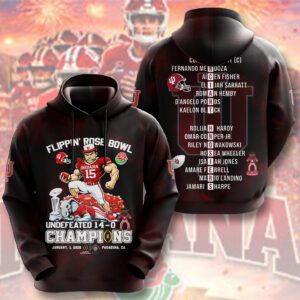 Indiana Hoosiers Football Unisex Performance Hoodie CHAMP20509