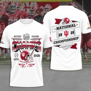 Indiana Hoosiers Football Unisex Performance T-Shirt CHAMP20396