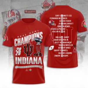 Indiana Hoosiers Football Unisex Performance T-Shirt CHAMP20426