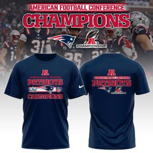 New England Patriots AFC Champions 2026/27 Performance T-Shirt SPBLX20275
