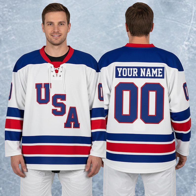 Custom-2026-USA-Hockey-Jersey-Olympic-Winter-Games-Jack-Hughes-86-Personalization-USA-Hockey-Jersey-1