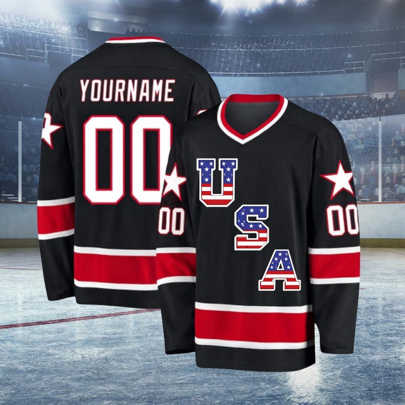 Custom-Hockey-Jersey-USA-Olympic-2026-Winter-Games-Personalized-Printed-Name-Number-Fan-Apparel-USA-Hockey-Uniform Custom Hockey Jersey USA Olympic 2026 Winter Games Personalized Printed Name & Number Fan Apparel