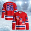 Custom Hockey Jersey USA Olympic 2026 Winter Games Personalized Stitched/Printed Name & Number Fan Apparel