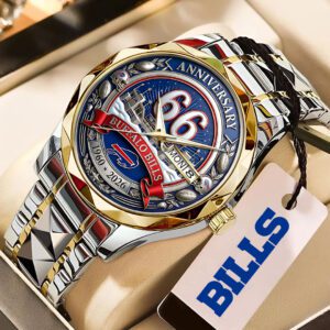 Buffalo Bills 66th Anniversary Alloy Luxury Quartz Watch SPM1051