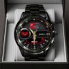 Ducati Lenovo Team x Marc Marquez Black Stainless Steel Watch SPM1014
