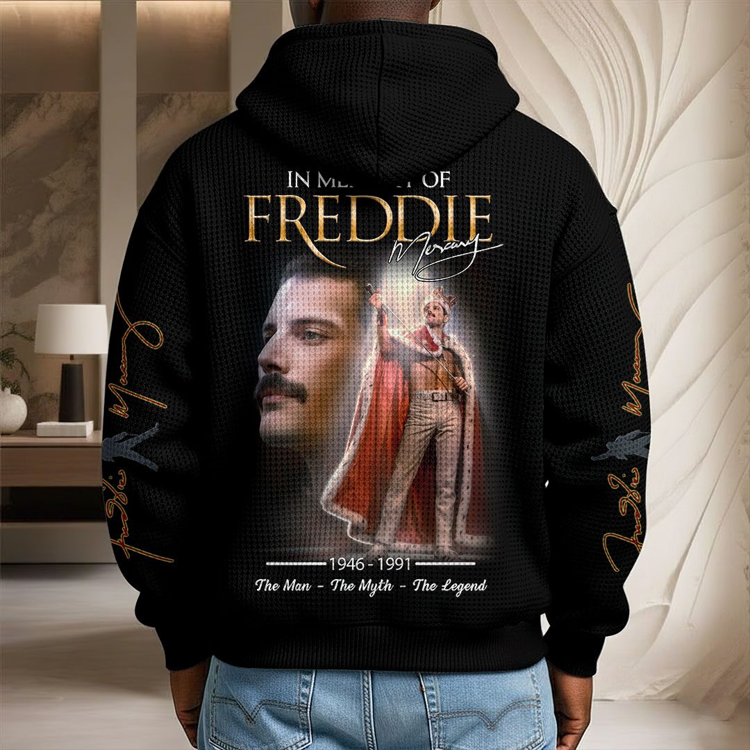 Freddie-Mercury-3D-Unisex-Waffle-Hoodie-UWH1011-2