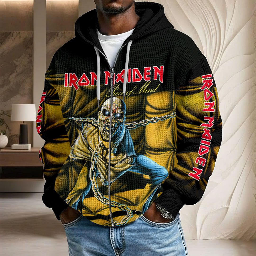 Iron-Maiden-3D-Unisex-Waffle-Hoodie-UWH1010-1