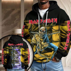 Iron Maiden 3D Unisex Waffle Hoodie UWH1010