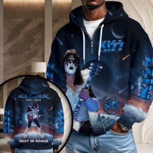 KISS x Ace Frehley 3D Unisex Waffle Hoodie UWH1039