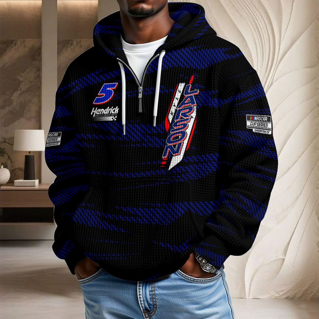 Kyle-Larson-2025-NASCAR-Cup-Series-Champions-3D-Unisex-Waffle-Hoodie-UWH1031-2