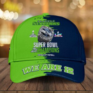 Seattle Seahawks 2025 Super Bowl LX Champions Classic Cap SPM1141