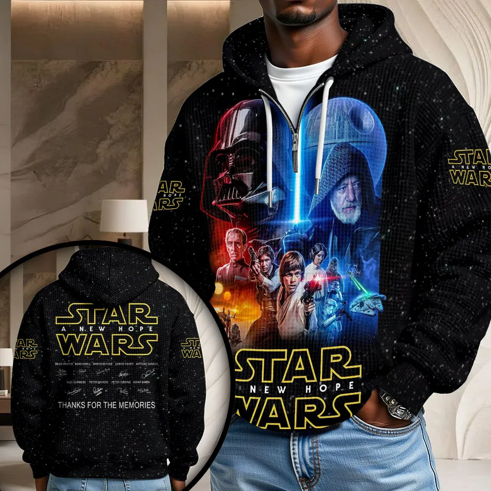 Star Wars 50th Anniversary 3D Unisex Waffle Hoodie UWH1019